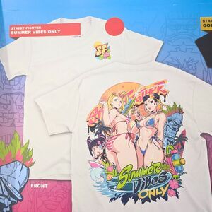 SDCC 2025 Comic Con Udon Booth Street Fighter Summer Vibes Only Size XL - NEW